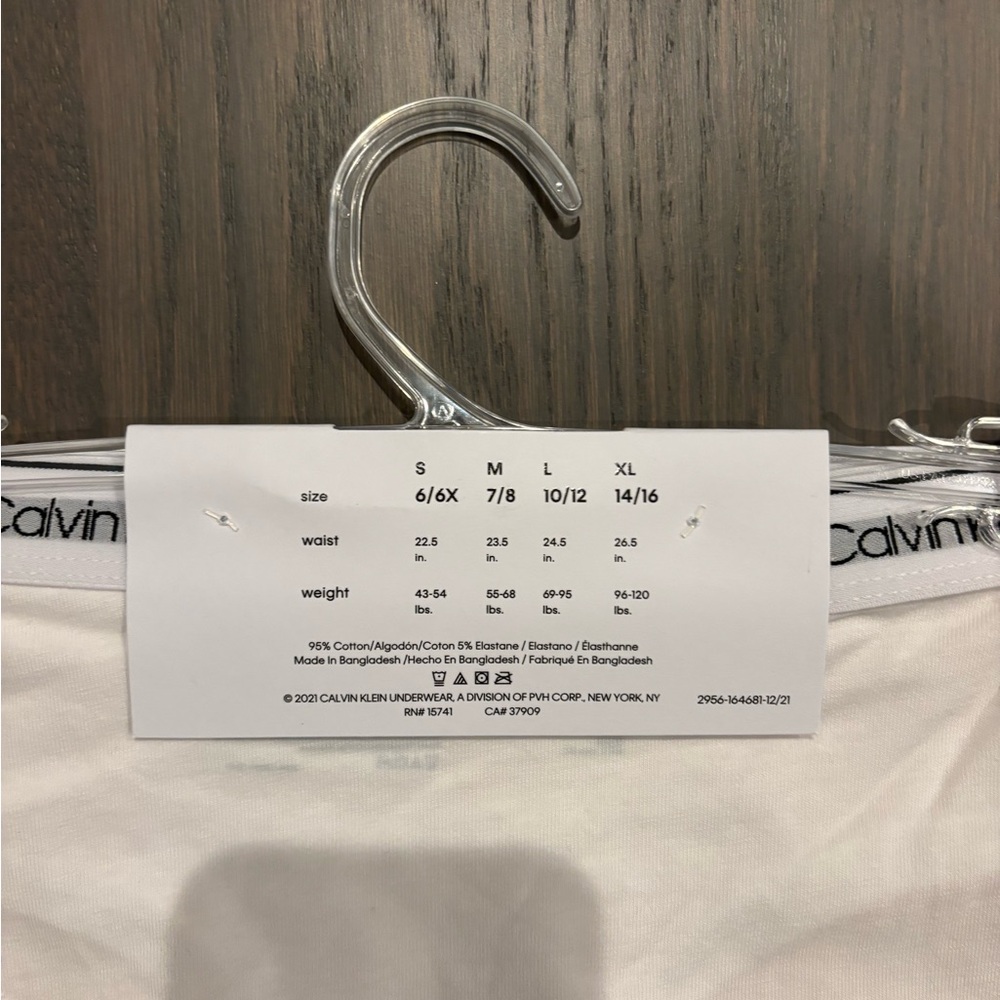 Calvin Klein Kids' Gray Hipster Bottoms - 3 Pack - Picture 4 of 4